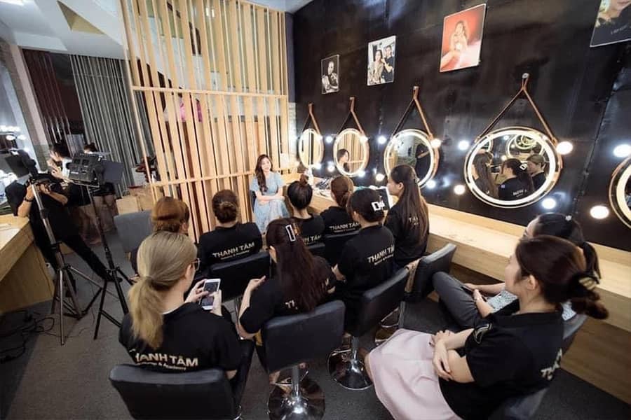 Thanh Tâm Makeup Academy đã đào tạo ra rất nhiều học viên tài năng trong giới trang điểm